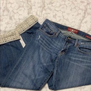 Lucky Brand crop jeans